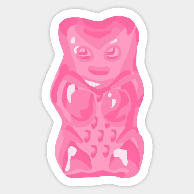 Pink Gummy Bear Sticker by XOOXOO